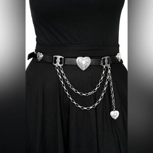 Foxblood Cupid Chain Belt